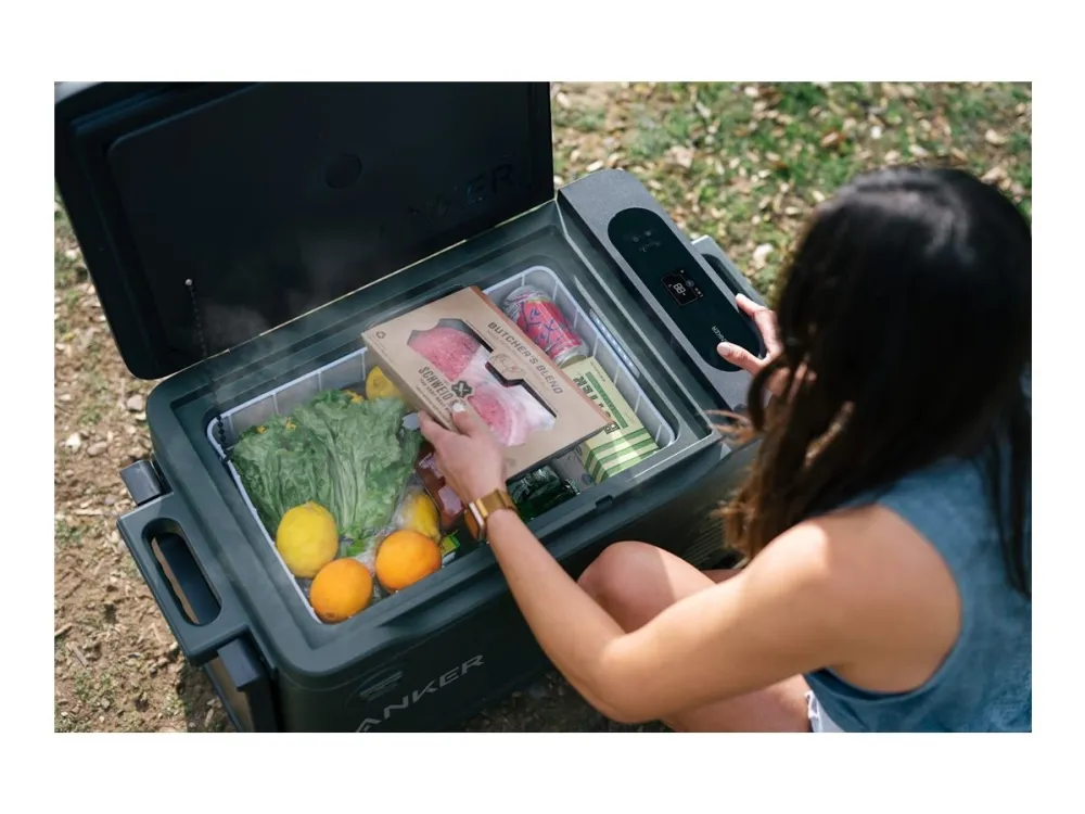 Anker EverFrost Powered Cooler 30 - Transportabelt køleskab - udendørs - bredde: 74.2 cm - dybde: 46.4 cm - højde: 48.9 cm - 33 liter - Klasse F