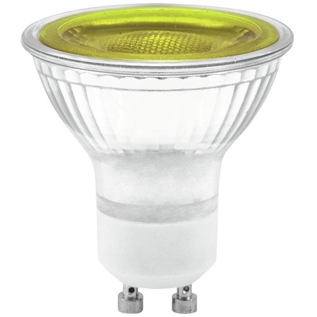 Omnilux GU-10 230V LED SMD 7W Par-16 lamp geel