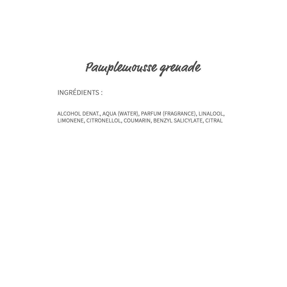 Pamplemousse grenade Eau de parfum 30ml