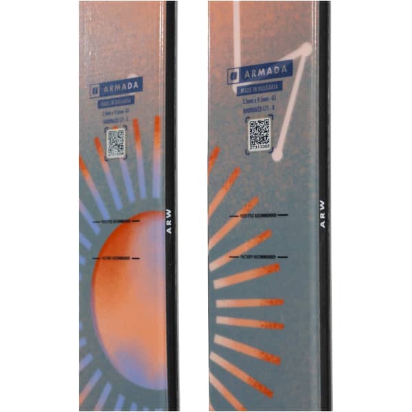 Ski ARMADA ARW 88 BLUE/CORAL
