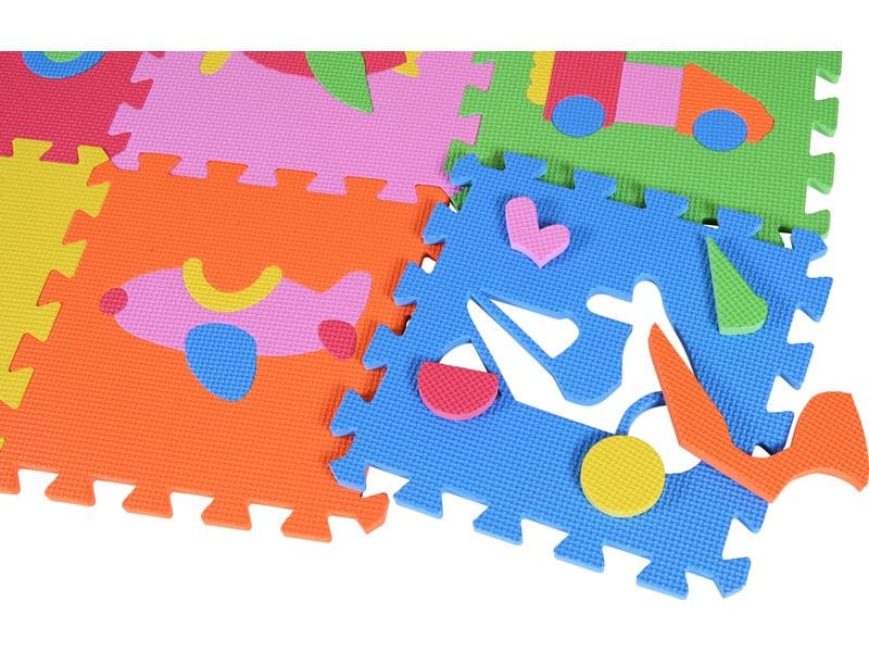 Knorrtoys Puzzlematte Fahrzeuge 9-Teilig 9-Teiliges Puzzlemattenset