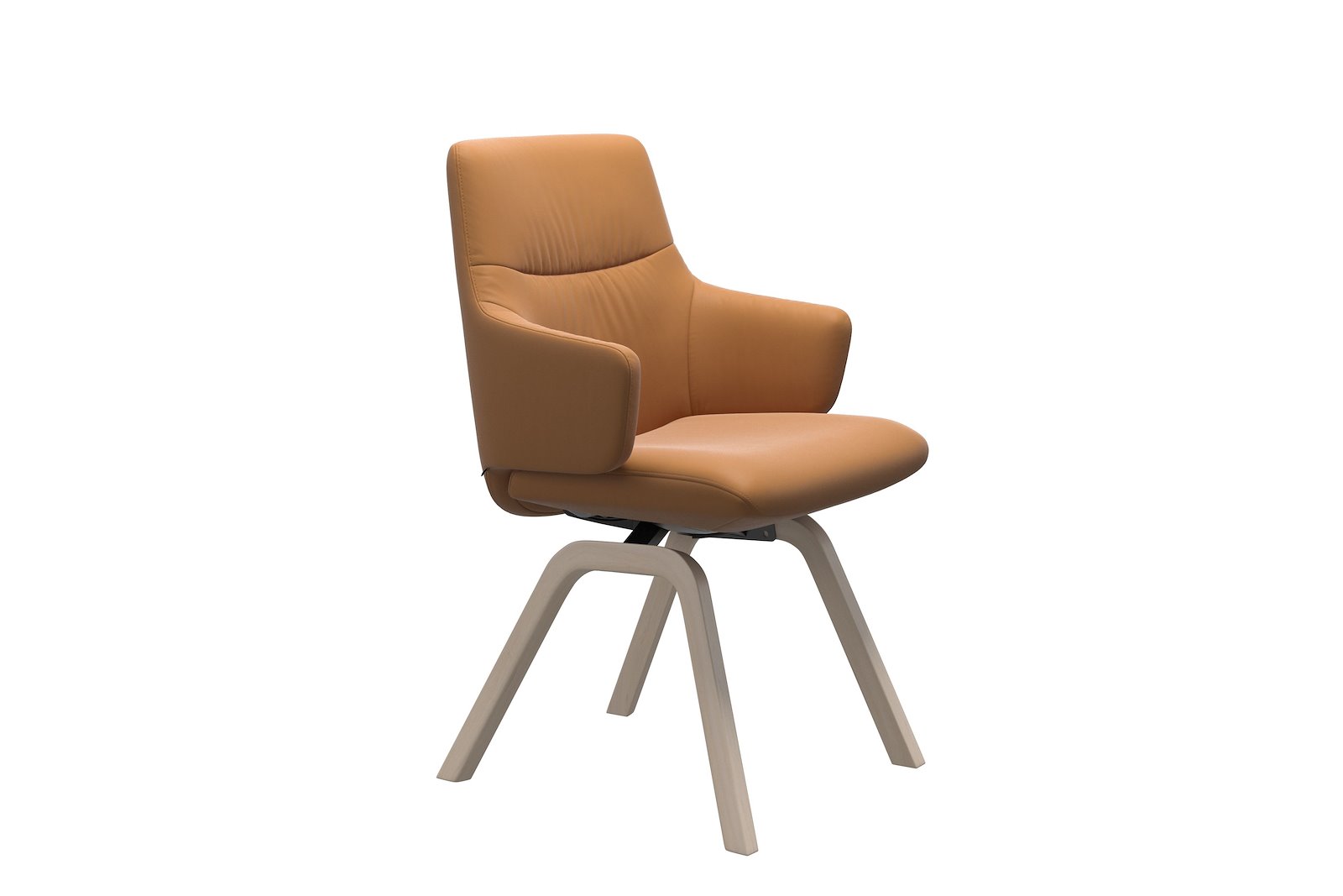 Mint spisestol Hud Batick New Caramel med hvitlasert eik understell