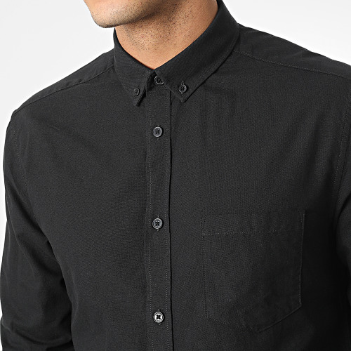 Chemise Manches Longues Alvaro Noir