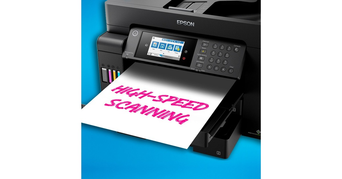 EpsonEcoTank ET-16650 all-in-one inkjetprinter met faxfunctie  (Zwart)