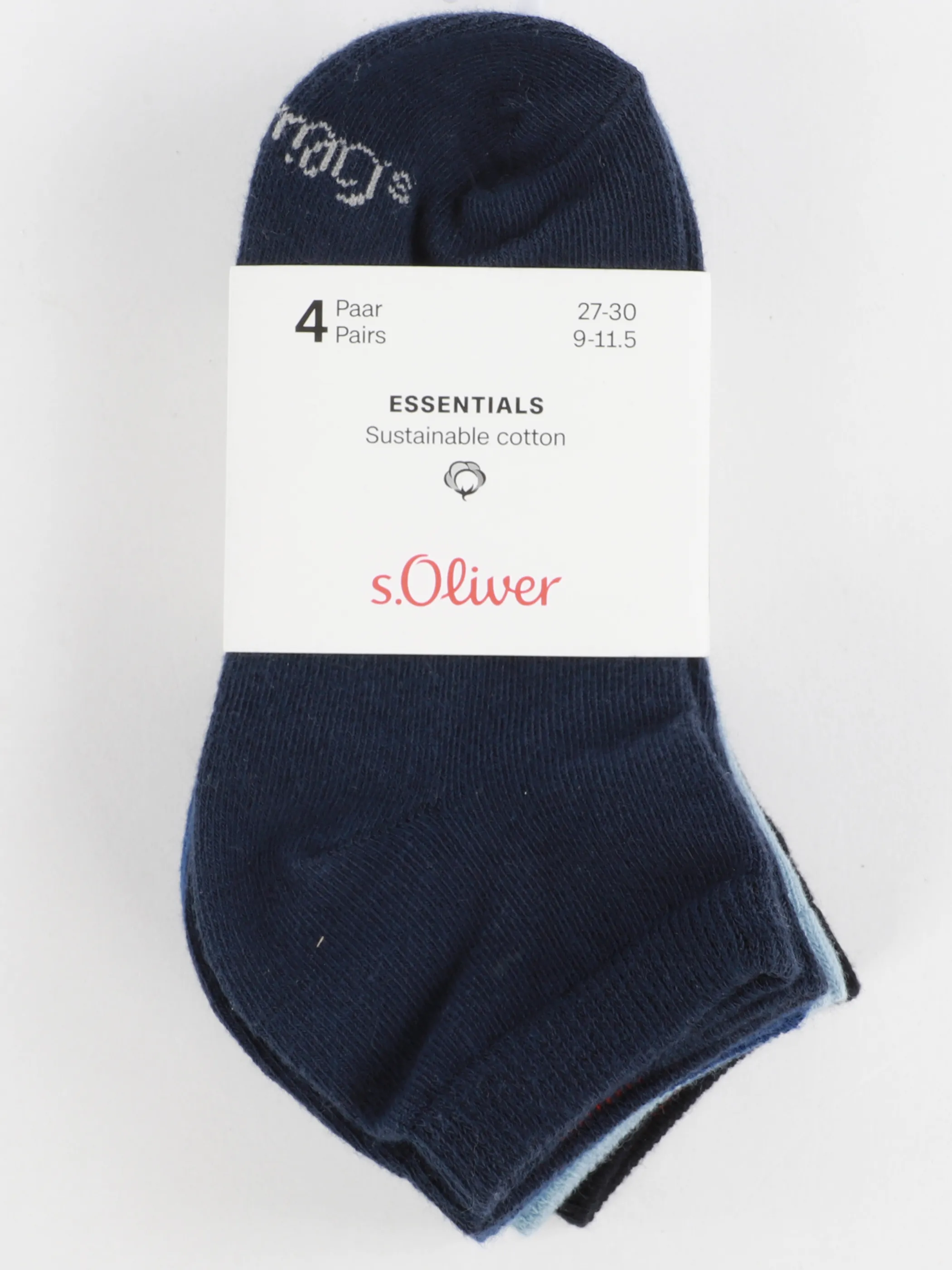 Jungen Sneakersocken im 4er Pack