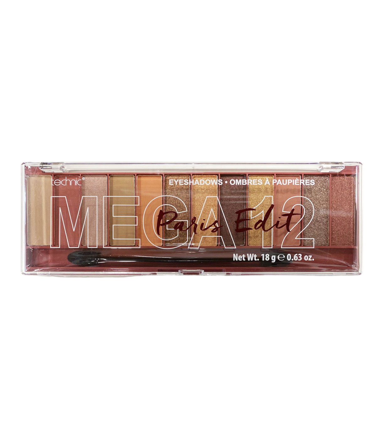 Technic Cosmetics - Paleta de sombras Mega 12 - Paris Edit