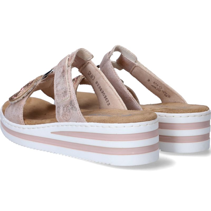 Rieker Slippers Roze Dames