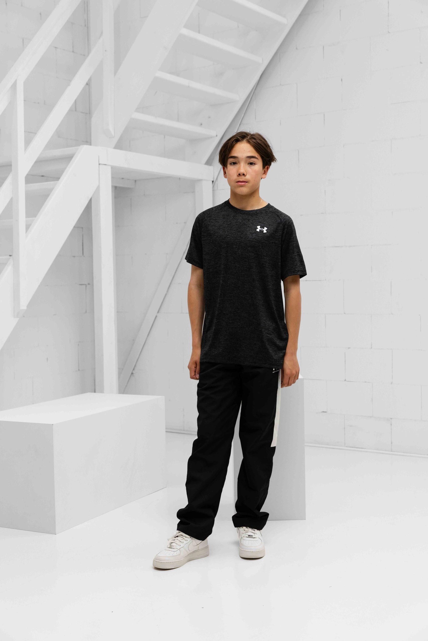 Under Armour Tech 2.0 T-Shirt Kids Zwart