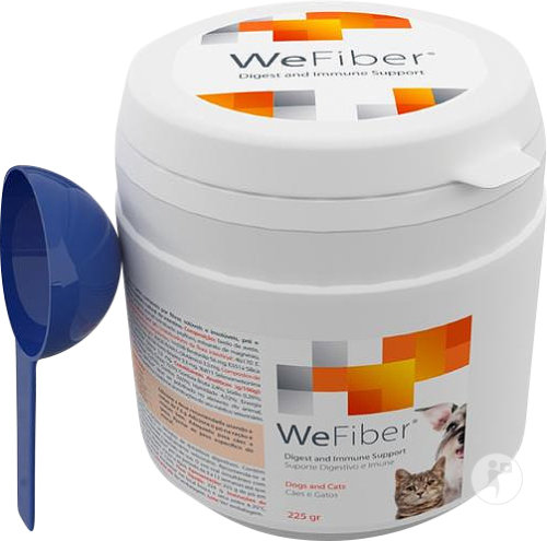 Wepharm WeFiber Aliment Complémentaire Équilibre Naturel Des Intestins Chiens Et Chats 225g