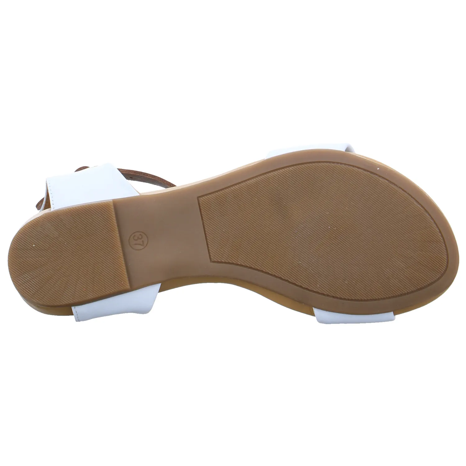 SCHUHENGEL Sandalette Weiss Leder