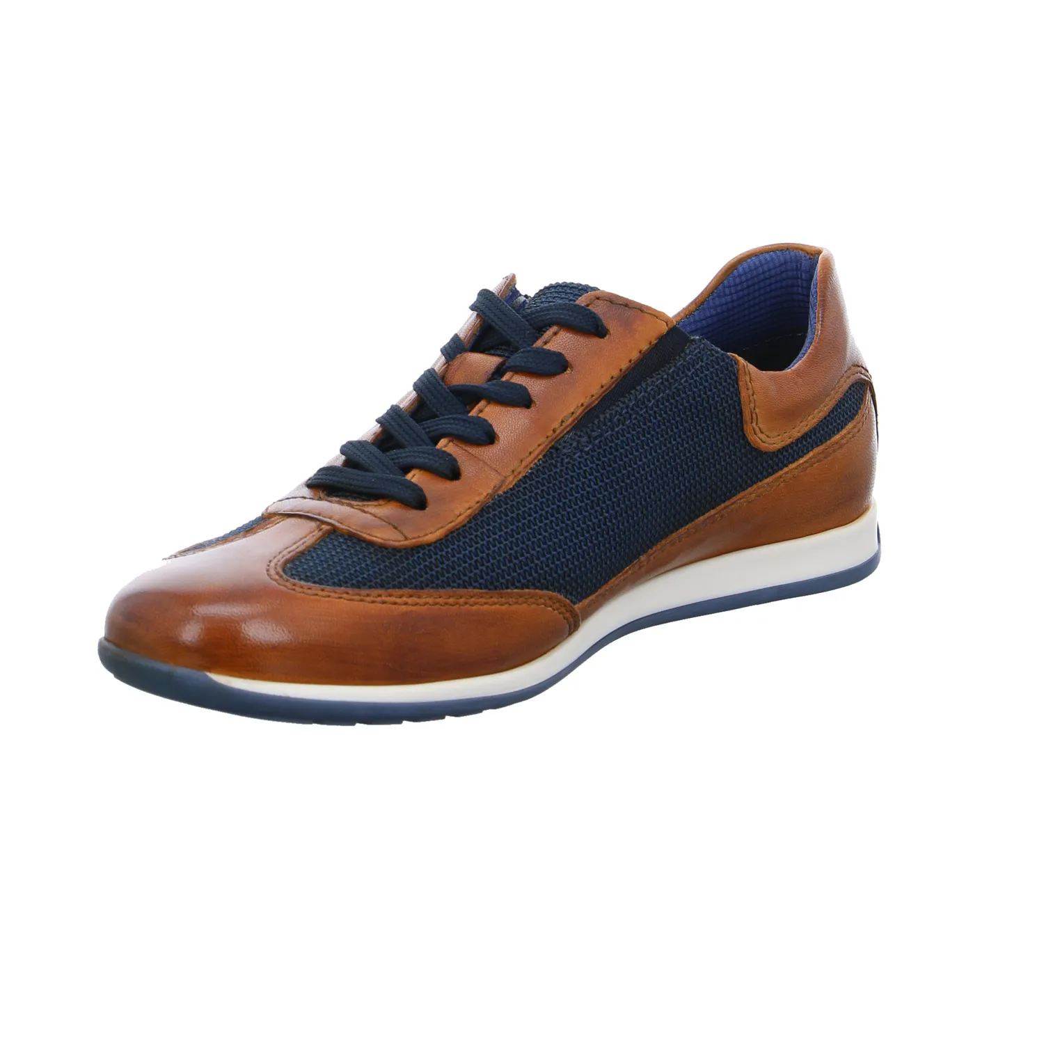 BUGATTI SHOES Halbschuhe Sneaker Cognac Leder