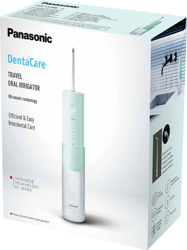 Panasonic Reise-Munddusche »EW-DJ4B-G503« 1 Stk. Aufsätze kabellos, Ultraschall-Technologie, 4-Stufen, kompakt und tragbar