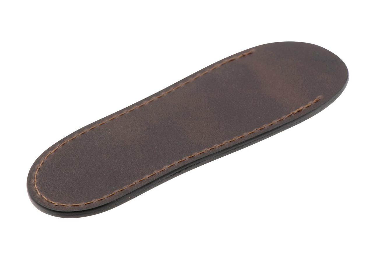 Forge de Laguiole LAF2C Chocolate, lederen schede voor 11 cm zakmessen
