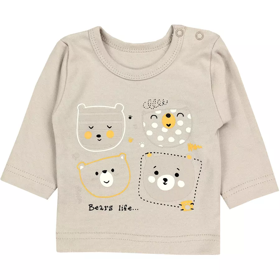 TupTam Baby Jungen Langarmshirt 5er Pack blau Modell 1