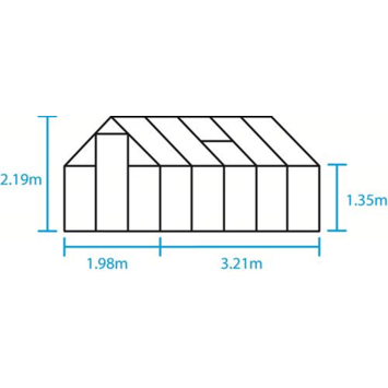 Royal Qube 106 tuinkas