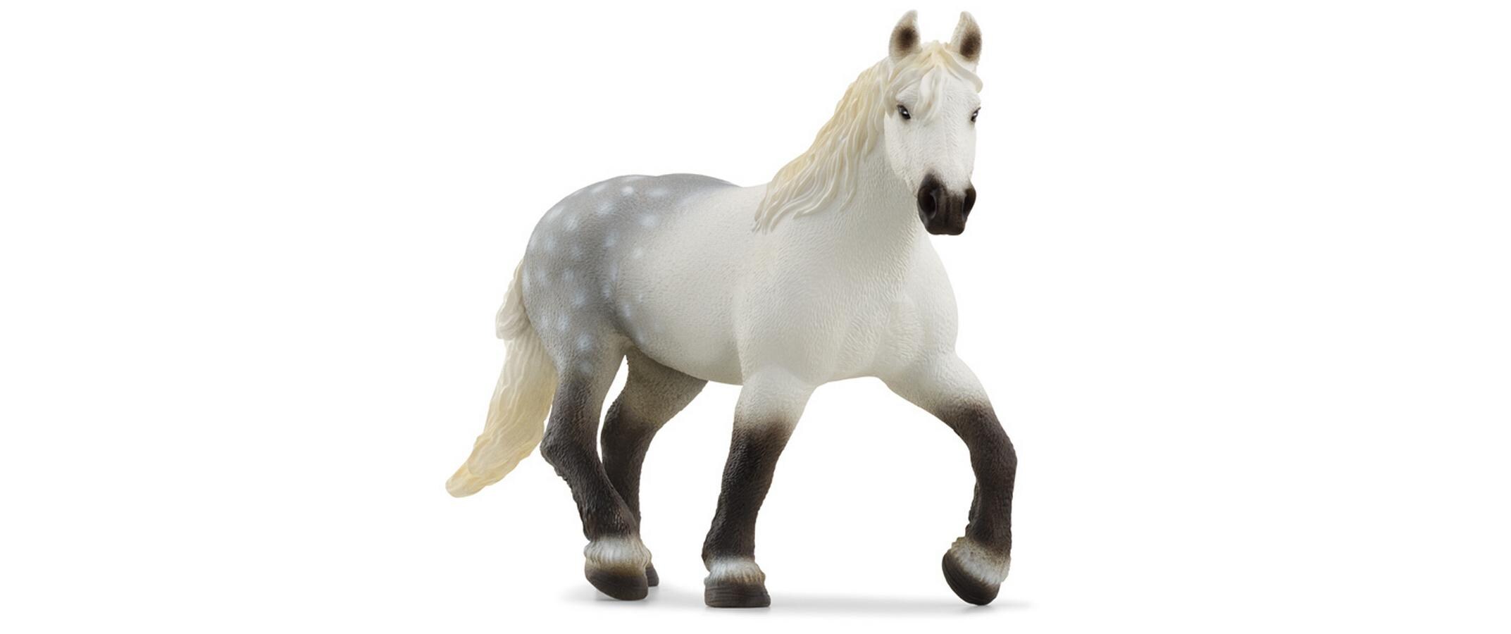 Spielzeugfigur Farm World Percheron StuteSpielzeug-Tierfigur
