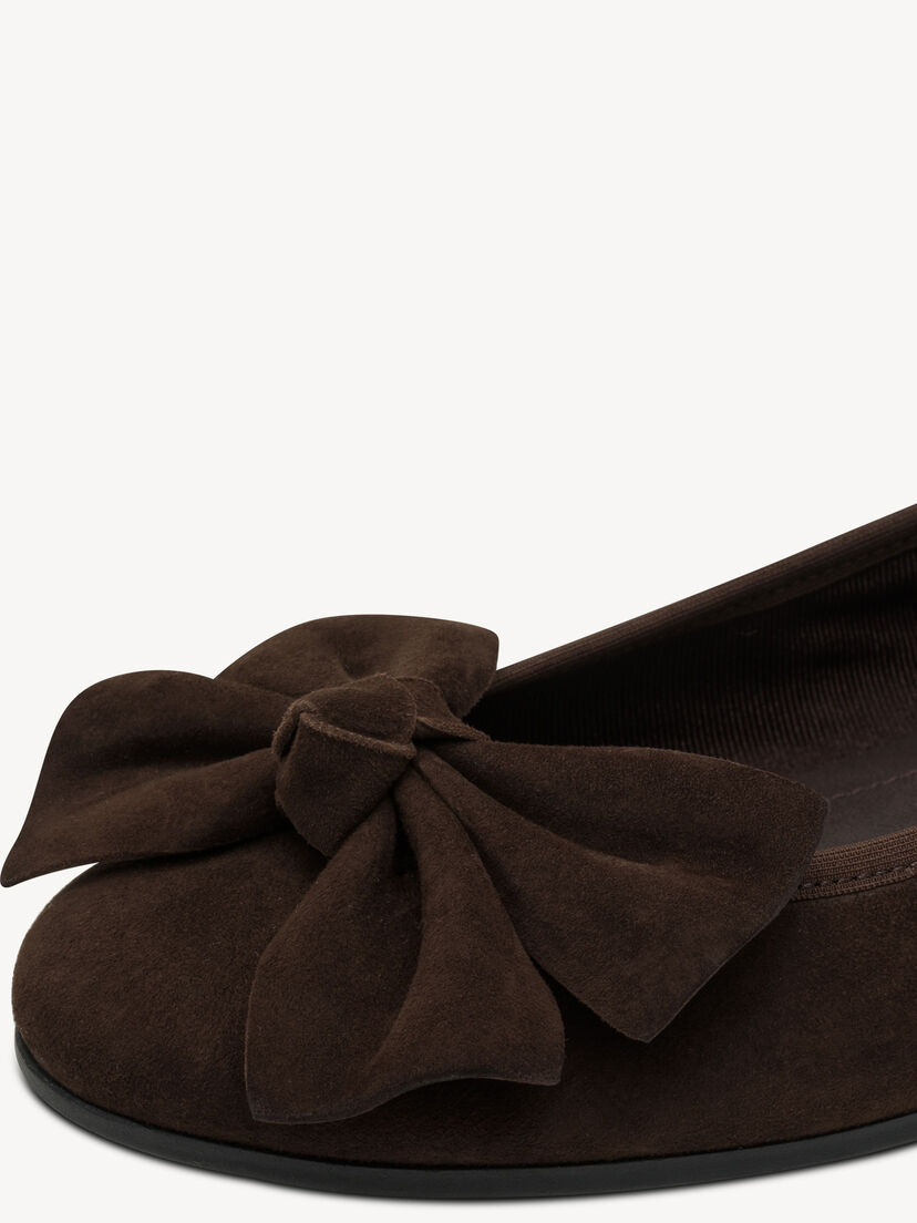 Leren Ballerina - bruin