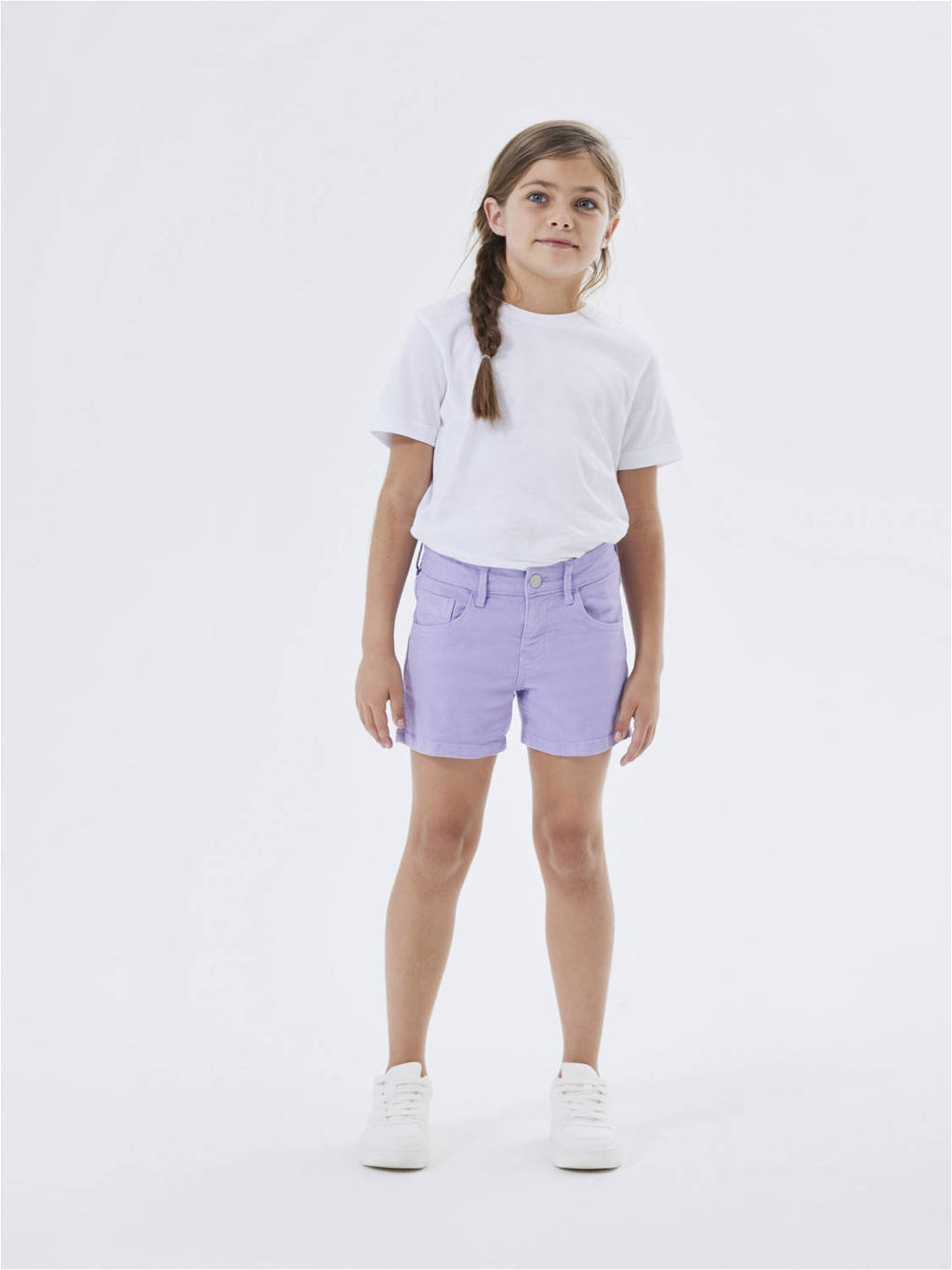 NAME IT regular fit short NKFROSE lila