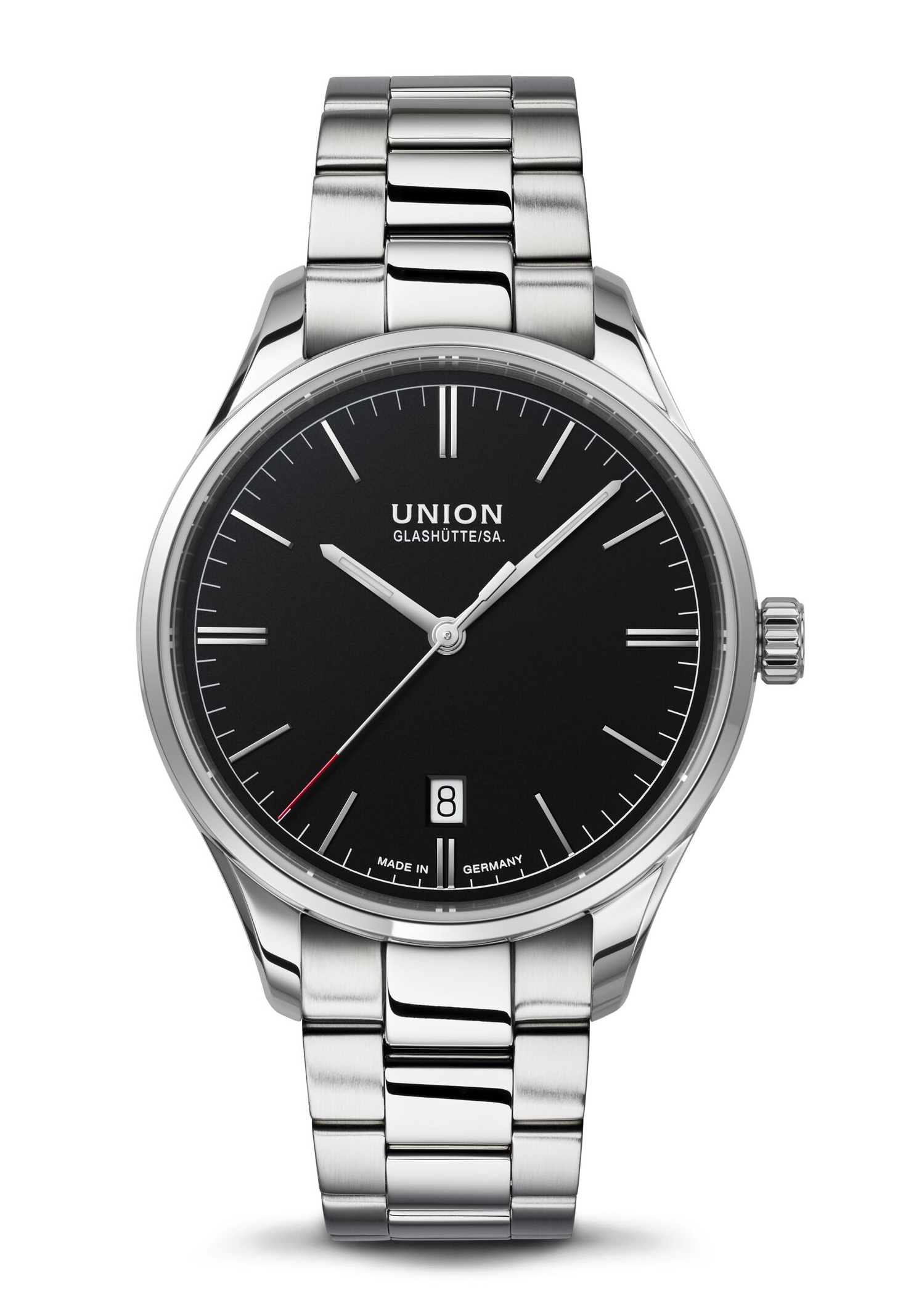 Union Glashütte SA. Viro Datum schwarz D017.407.11.051.00
