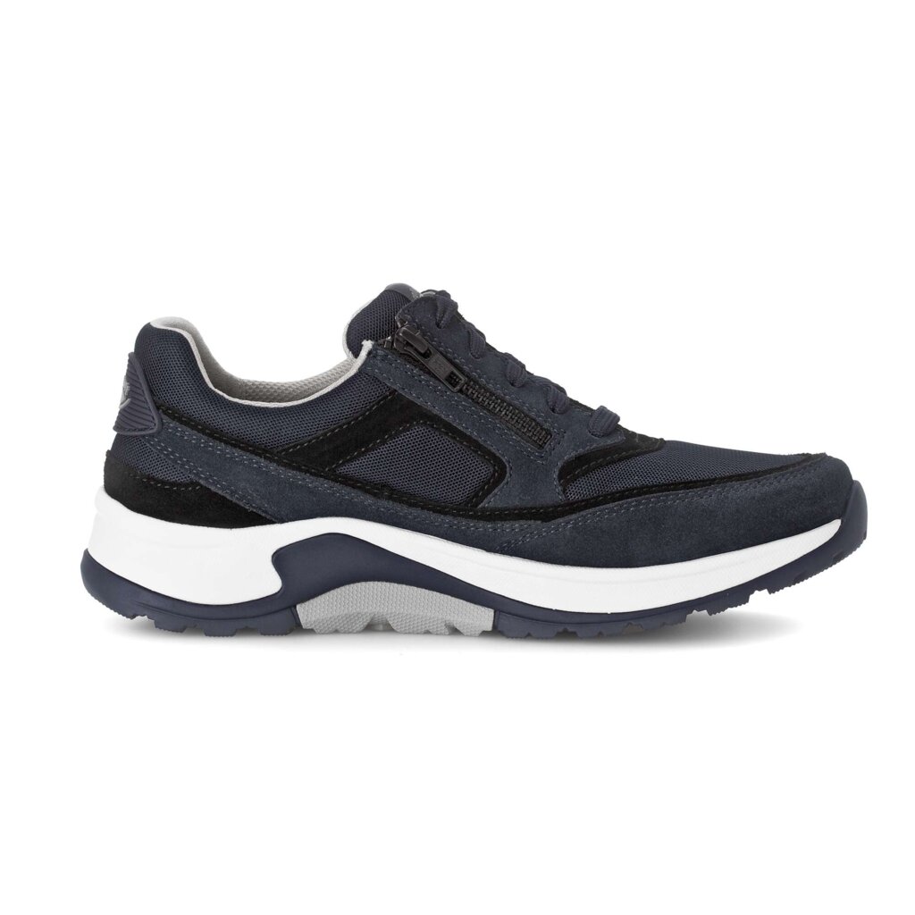 Lage sneaker blauw