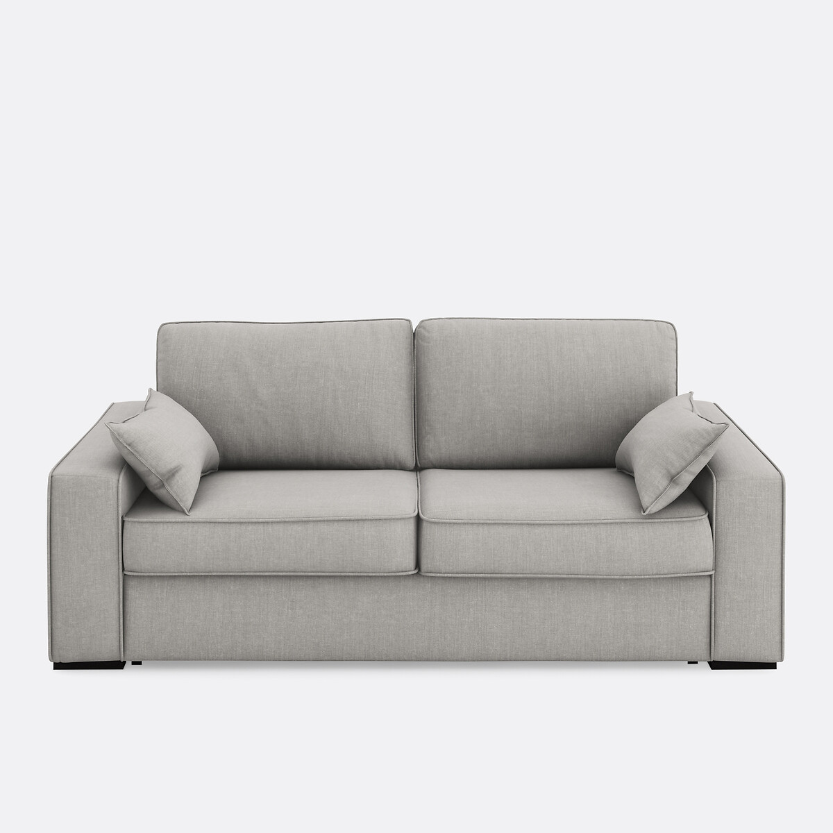 LA REDOUTE INTERIEURS<br>Sofá-cama em algodão/linho, espuma HR premium, Cecilia