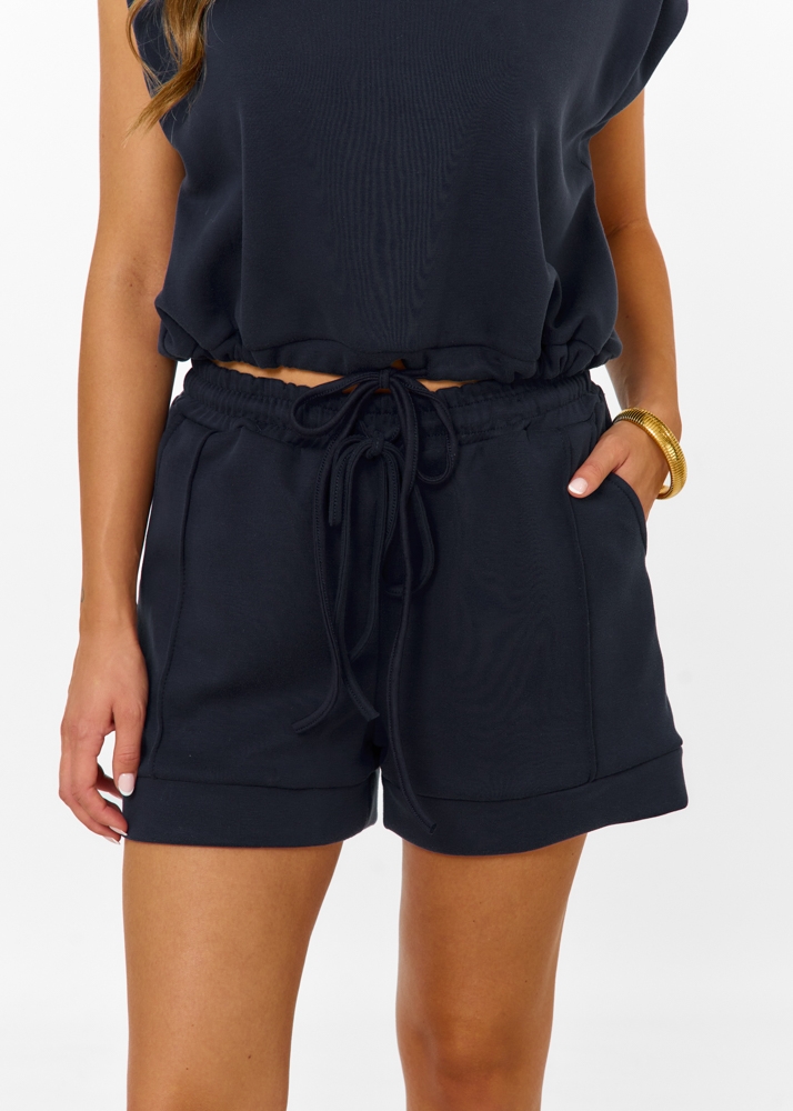 Michaela short donkerblauw