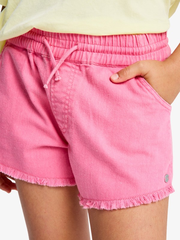 Scenic Route Short à taille élastique Rose Filles 4-16 ans
