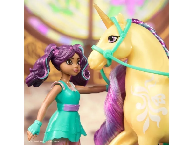 Unicorn Academy Doll & Unicorn - Ava & Leaf