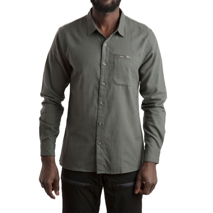 Ekren Solid LS Shirt Men herrekjorte