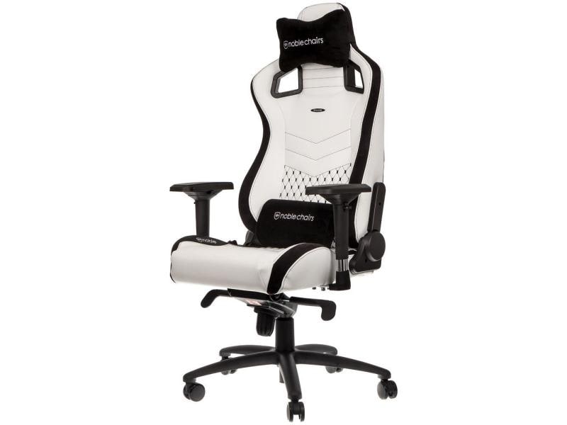 noblechairs Gaming-Stuhl EPIC Weiss Besonders bequemer Computersessel, Mercedes-AMG Petronas Motorsport Edition