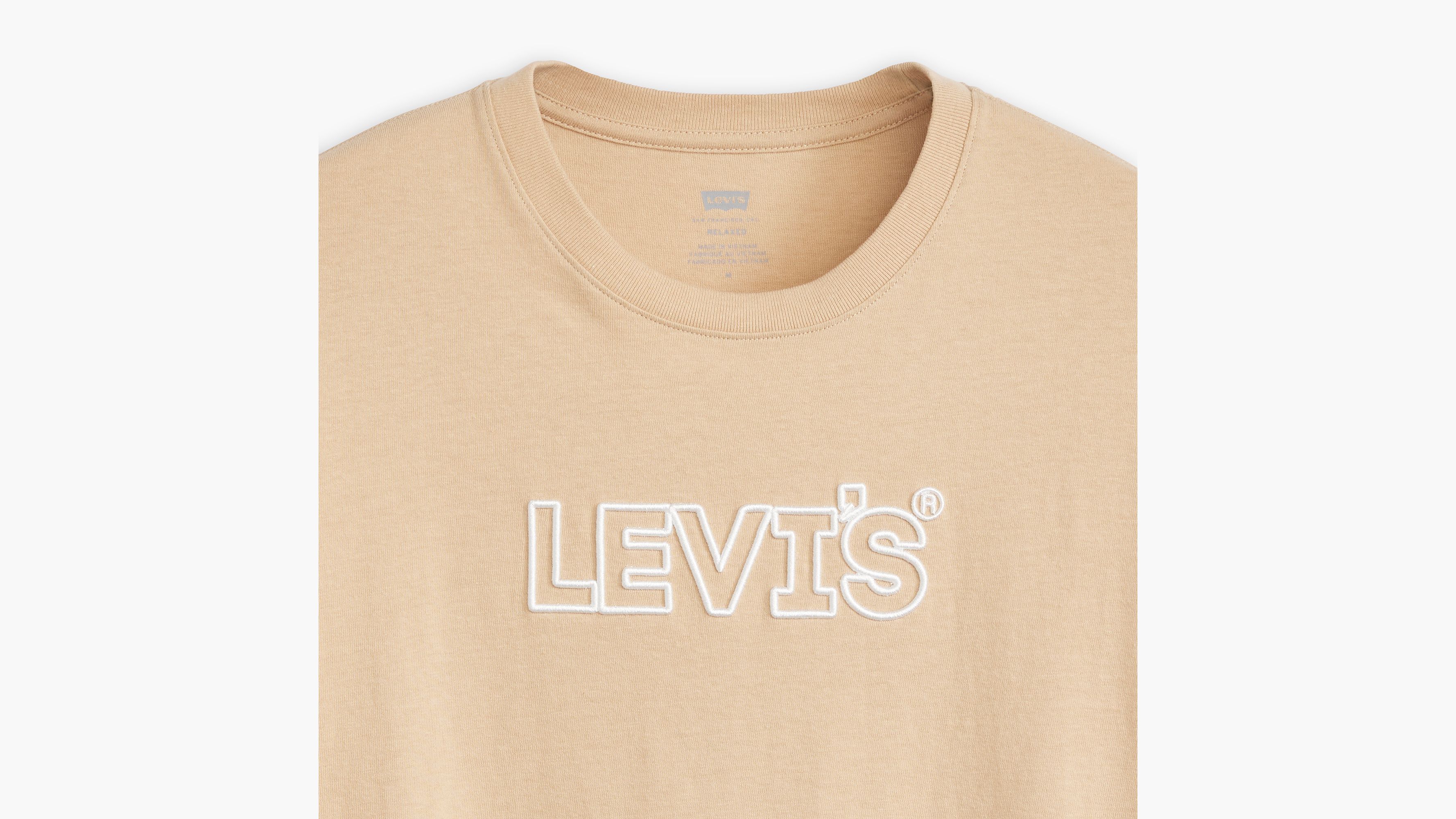 T-shirt graphique Relaxed - Corded Headline Safari - kaki