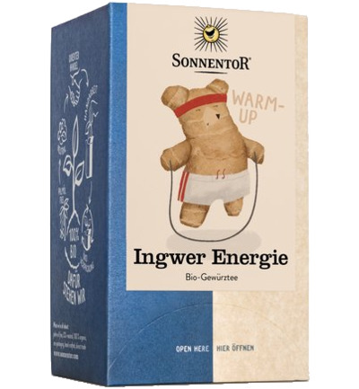 Sonnentor Gember Energie Thee Bio (18 stuks)