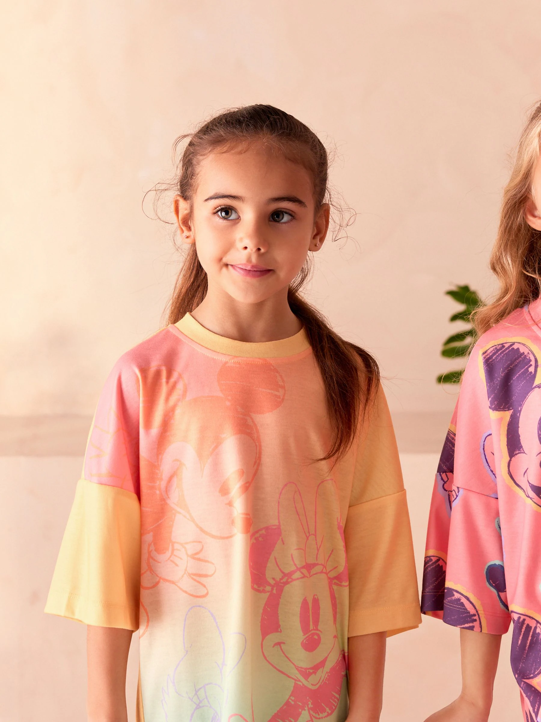 Roze - Verpakking van 2 Minnie Mouse nachthemden (2 - 15 jr)