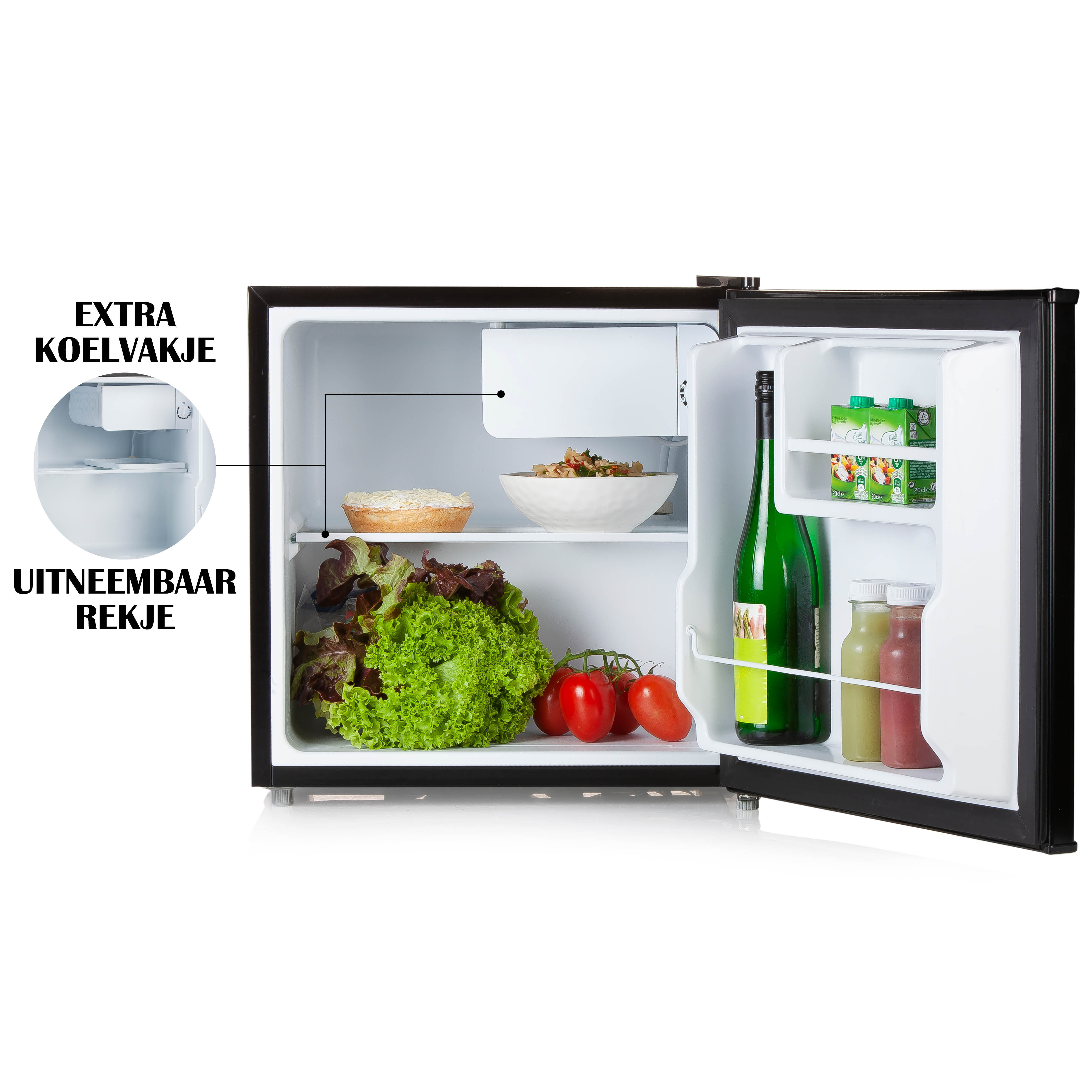 Primo PR126FR 43 liter mini koelkast - Black