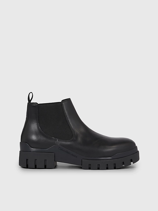 botas de couro até o tornozelo