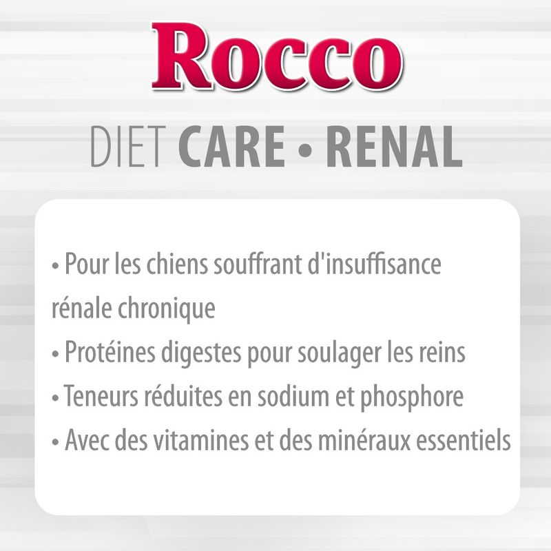 Rocco Diet Care Renal bœuf, cœurs de poulet, potiron pour chien