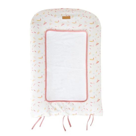 Happy Matelas à langer + Housse   Imprimé Écru        de               Domiva