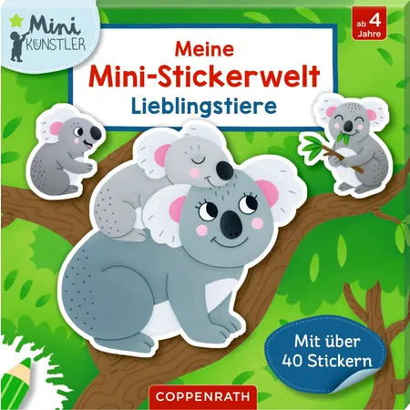 Coppenrath Verlag Meine Mini-Stickerwelt: Lieblingstiere (Mini-Künstler)