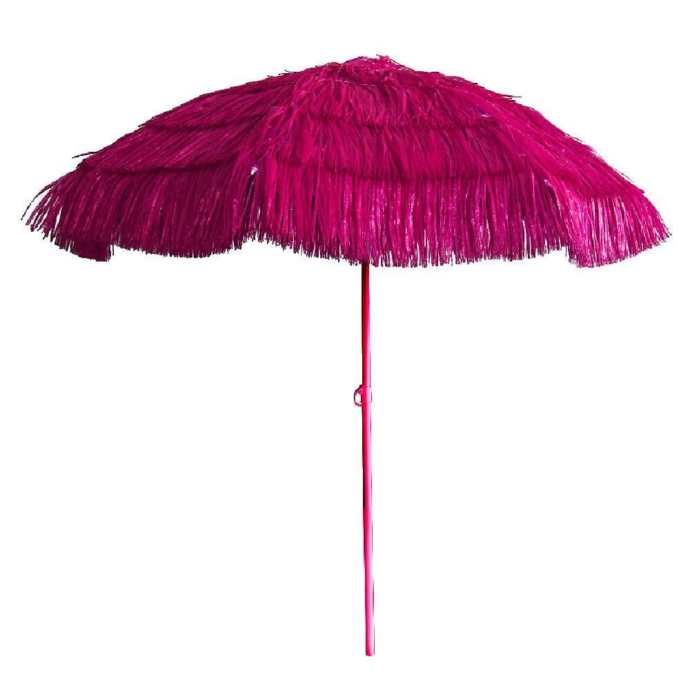 Parasol de plage Hawaï rose