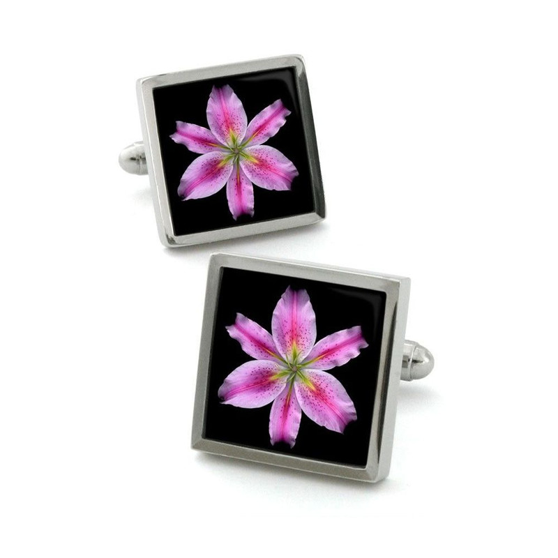 Boutons de manchette, lily