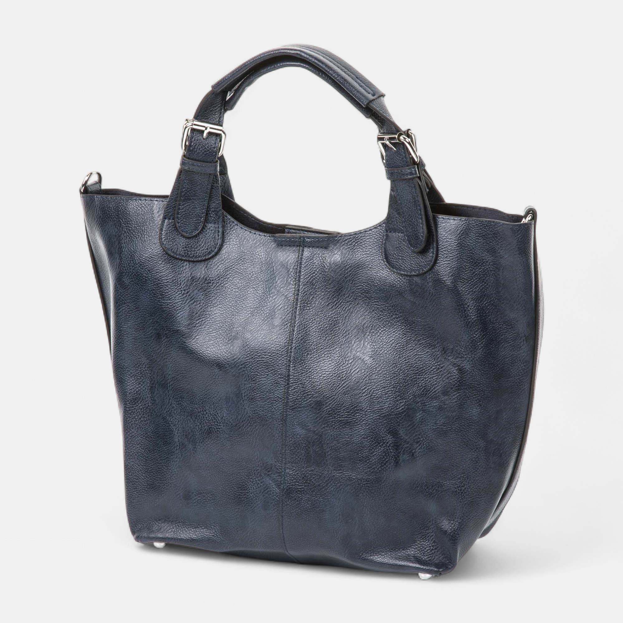 Sac de shopping bleu marine