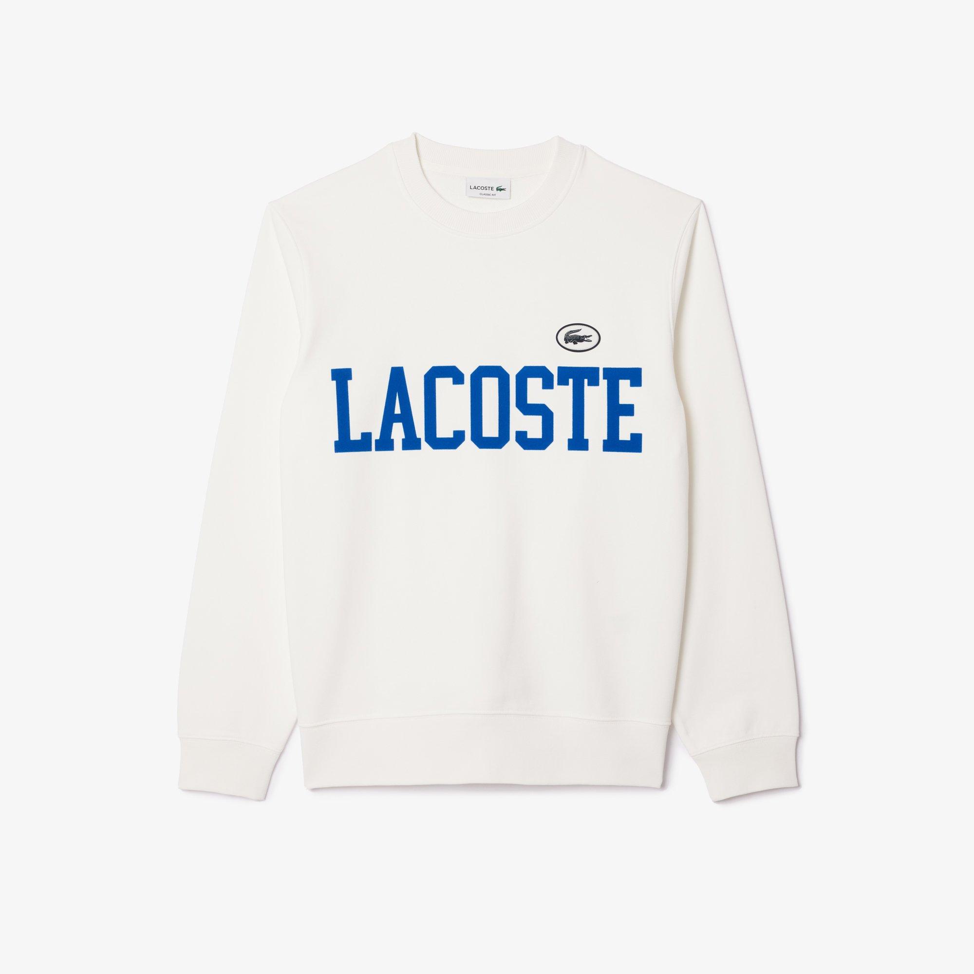 Lacoste Flocked Fleece Sweatshirt