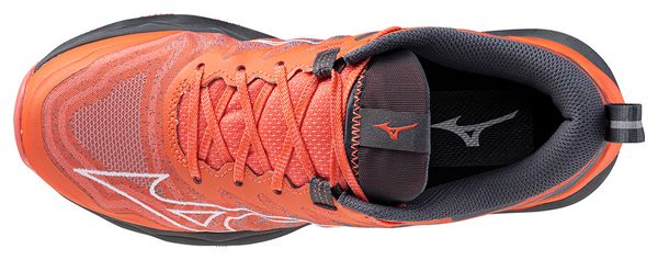 Chaussures de Trail Mizuno Wave Daichi 8 Corail Gris Femme