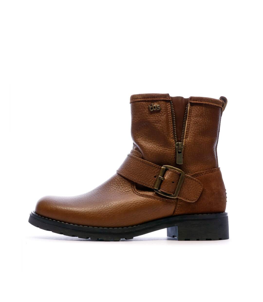 Boots Marron cuir Femme TBS Panella