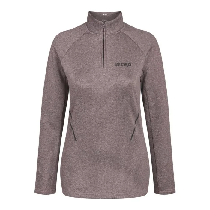 CEP Dame Trøjer Cold Weather Zip LS Shirt Pink
