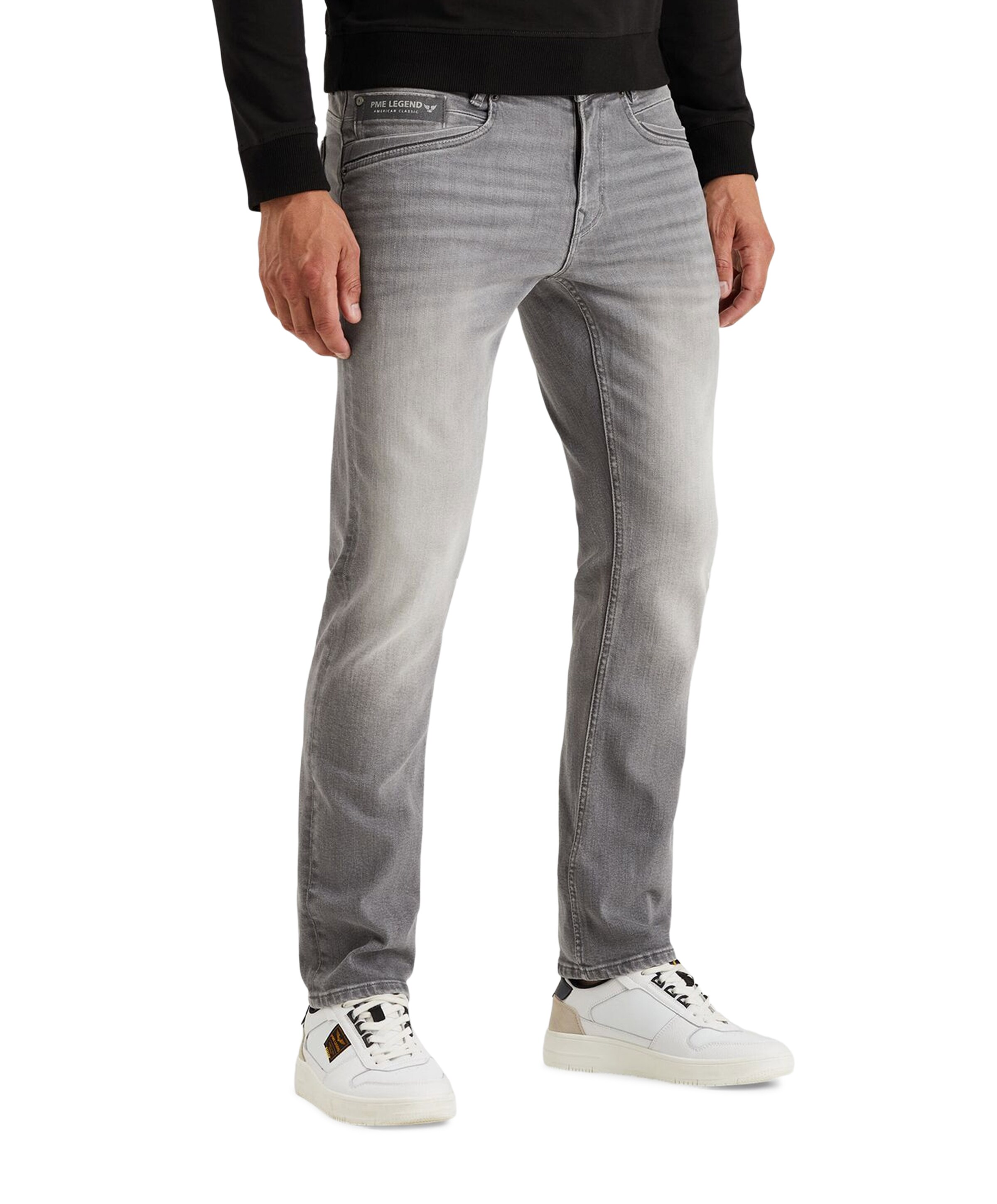 PME Legend SKYRAK TRUE STONE GREY heren jeans grijs