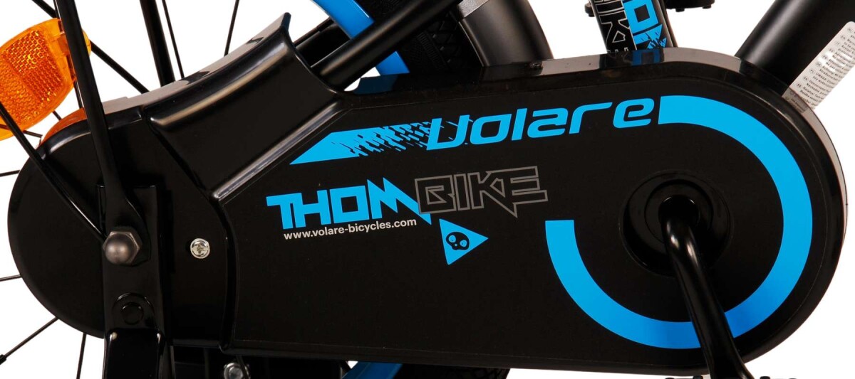 Volare - Børnecykel Med Støttehjul - 14'' - Thombike - Blå