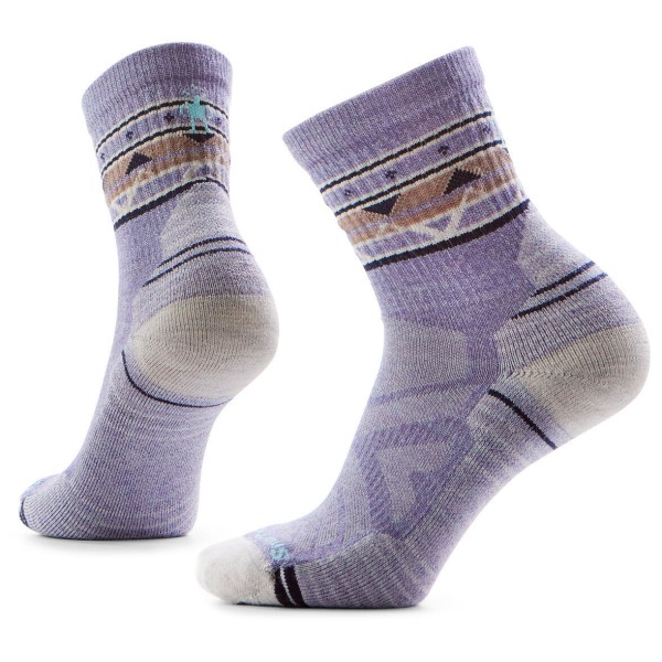 Smartwool - Women's Hike LT Cushion Zig Zag Valley Mid Crew - Chaussettes de randonnée