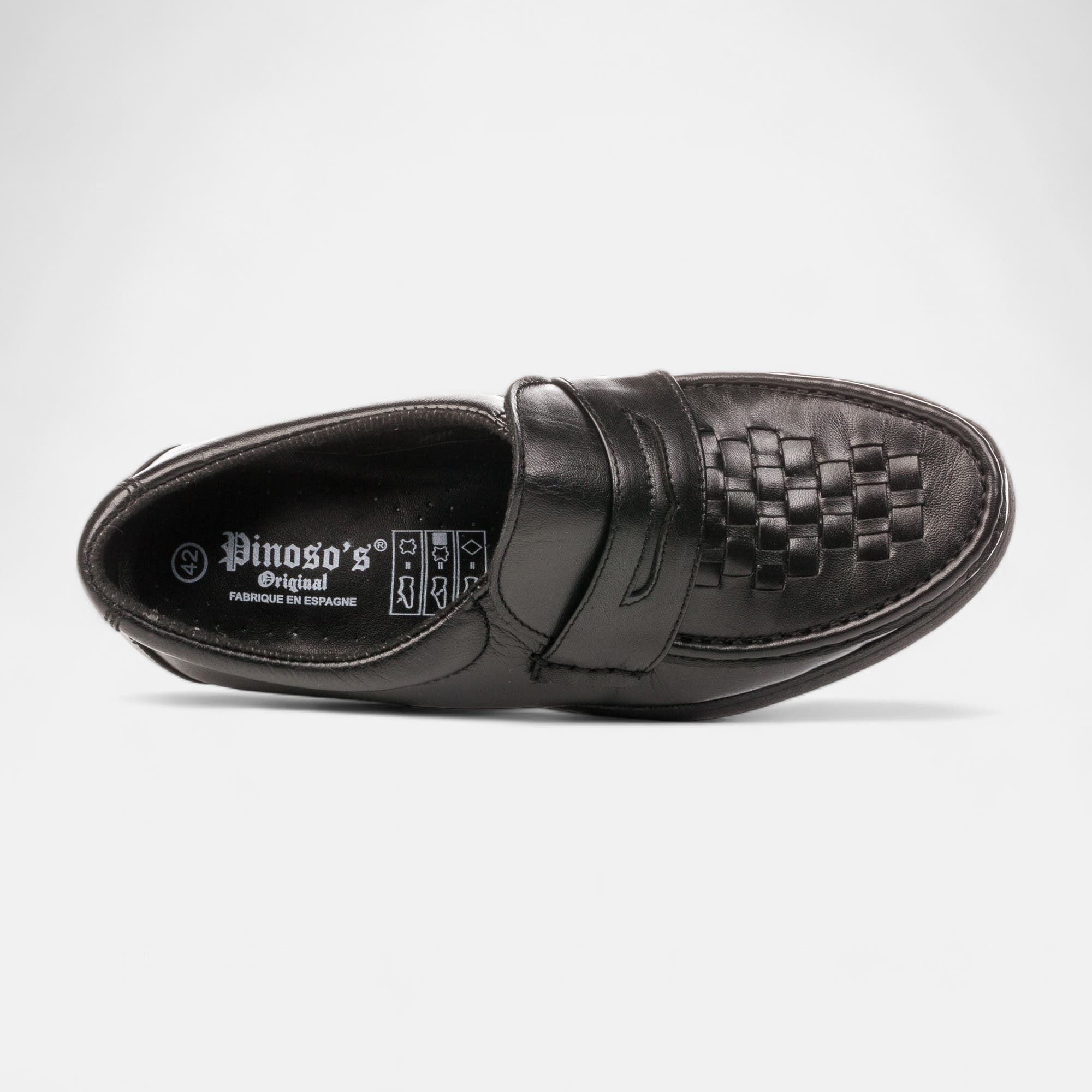 Mocassins Homme en cuir noir