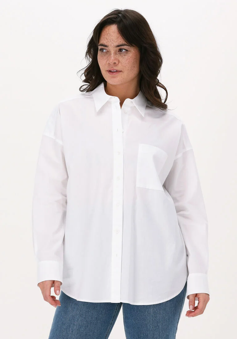 DRYKORN witte drykorn blouse aake